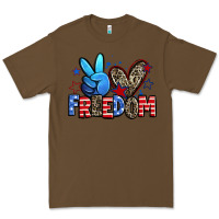 Cacao peace love freedom Premium Tee - Zillion Design Studio