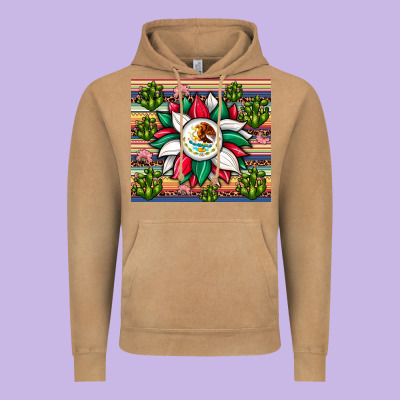 Sunflower Mexican Flag Tumbler Vintage Hoodie Designed By Jahusdesignshop