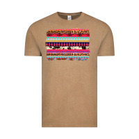 Vintage Coffee aztec western leopard cowhide background Vintage Tee - AdoDesignShop