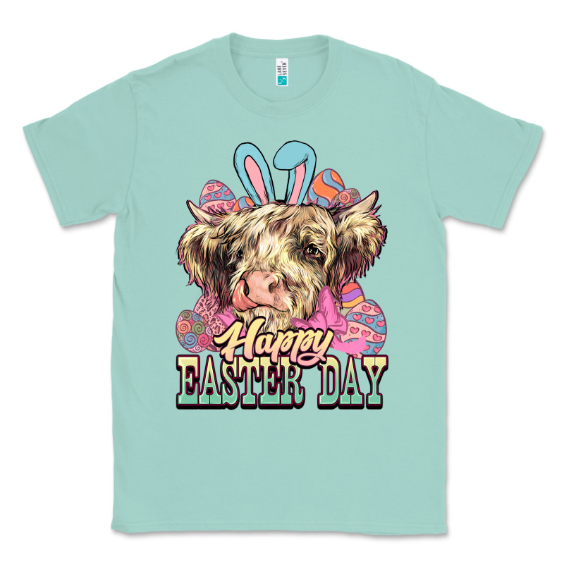 Easter Day Cow Classic Tee by NancyCooperArtShop | Teevron