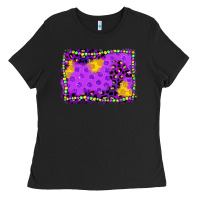 Black mardi gras background Ladies Tee - JahusDesignShop