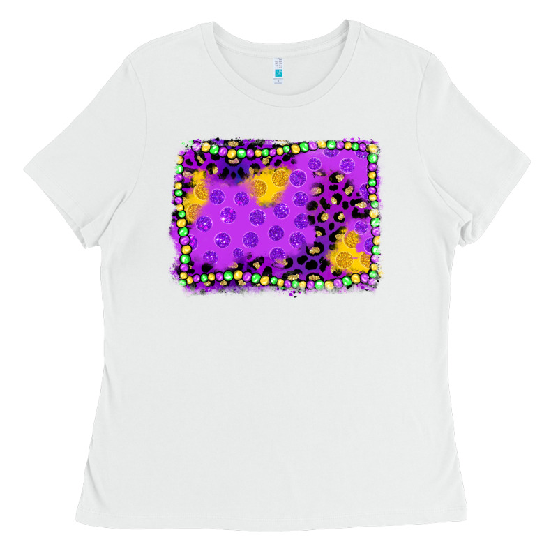 Mardi Gras Background Ladies Tee by JahusDesignShop | Teevron