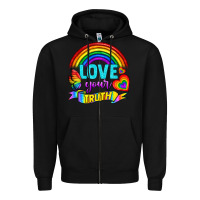 Black Love Your Truth Zipper Hoodie - BundleAndBundleShop