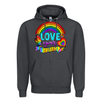 Smoke Love Your Truth Zipper Hoodie - BundleAndBundleShop