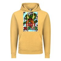 Vintage Mustard cozy winter with gloves and scarf Vintage Hoodie - AdoDesignShop