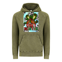 Vintage Olive cozy winter with gloves and scarf Vintage Hoodie - AdoDesignShop