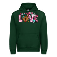 Forest Green love valentines day nurse Urban Hoodie - OliviaCreatesArt