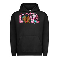 Pigment Black love valentines day nurse Urban Hoodie - OliviaCreatesArt