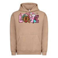 Pigment Burro love valentines day nurse Urban Hoodie - OliviaCreatesArt