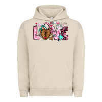 Pigment French Oak love valentines day nurse Urban Hoodie - OliviaCreatesArt