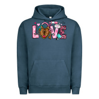 Pigment Midnight Navy love valentines day nurse Urban Hoodie - OliviaCreatesArt