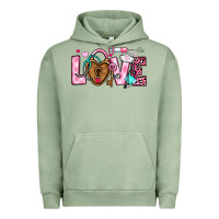 Pigment Oil Green love valentines day nurse Urban Hoodie - OliviaCreatesArt
