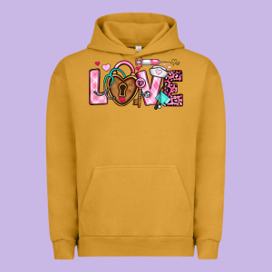 Love Valentines Day Nurse Urban Hoodie Designed By Oliviacreatesart