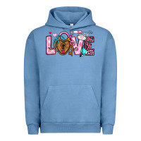 Pigment Pebble Blue love valentines day nurse Urban Hoodie - OliviaCreatesArt