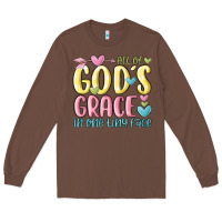 Chestnut all of god's grace in one tiny face Long Sleeve Tee - MaliasSmallBusiness