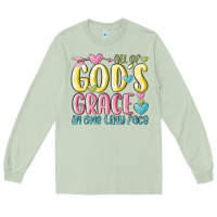 Matcha all of god's grace in one tiny face Long Sleeve Tee - MaliasSmallBusiness