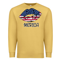 Antique Gold American lip Premium Sweatshirt - Bettercallsaul