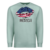 Seafoam American lip Premium Sweatshirt - Bettercallsaul