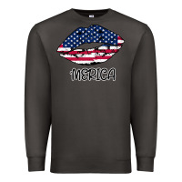 Smoke American lip Premium Sweatshirt - Bettercallsaul