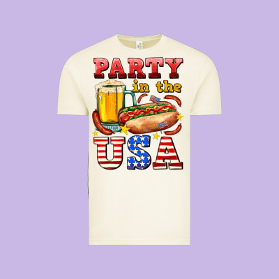 Party In The Usa Vintage Tee Designed By Adodesignshop