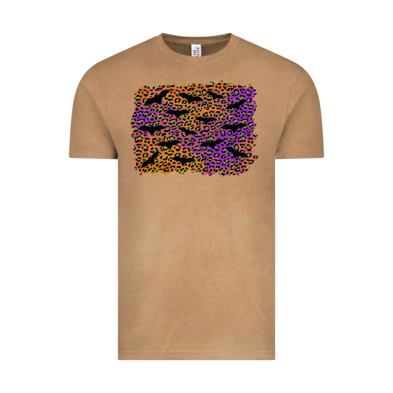 Halloween Leopard Bat Background Vintage Tee by AdoDesignShop | Teevron