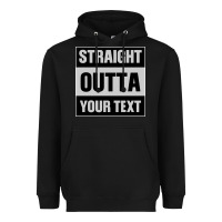 Black Straight Outta Your Text Heavyweight Hoodie - Bettercallsaul