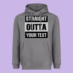 Straight Outta Your Text Heavyweight Hoodie Designed By Bettercallsaul