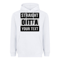 White Straight Outta Your Text Heavyweight Hoodie - Bettercallsaul