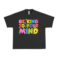 Pigment Black be kind to your mind Urban Heavy Tee - NancyCooperArtShop