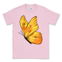 Bubblegum Pink Flying Cloudless Sulphur Butterfly Classic Tee - LillyAllenDesigns