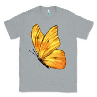 Heather Grey Flying Cloudless Sulphur Butterfly Classic Tee - LillyAllenDesigns