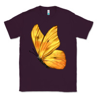 Plum Flying Cloudless Sulphur Butterfly Classic Tee - LillyAllenDesigns