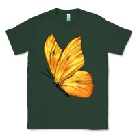 Sports Green Flying Cloudless Sulphur Butterfly Classic Tee - LillyAllenDesigns