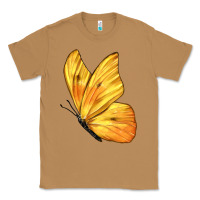 Toasted Coconut Flying Cloudless Sulphur Butterfly Classic Tee - LillyAllenDesigns