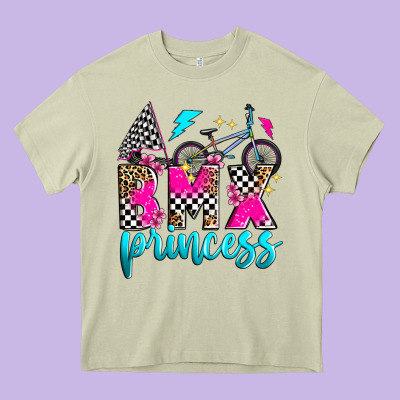 Bmx Princess Heavy Core Tee Designed By Zillion Design Studio