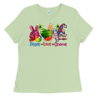 Matcha peace love gnome summer Ladies Tee - texasbilliewilder