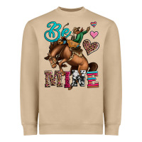 Mushroom be mine cowboy rodeo valentines day Heavyweight Sweatshirt - Jasminsmagicworld