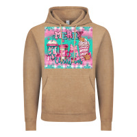 Vintage Coffee merry Christmas pink coffee Vintage Hoodie - Jasminsmagicworld