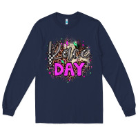 Navy race day Long Sleeve Tee - JahusDesignShop