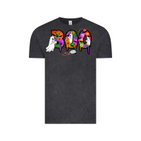 Vintage Black halloween boo Vintage Tee - AdoDesignShop