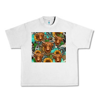 Lunar Rock long haired shaggy cow western Urban Heavy Tee - Jasminsmagicworld