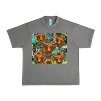 Tornado long haired shaggy cow western Urban Heavy Tee - Jasminsmagicworld