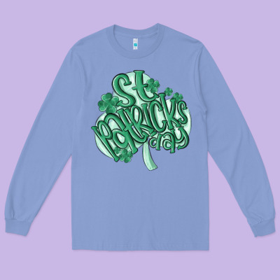 St Patrick's Day Long Sleeve Tee Designed By Maliassmallbusiness
