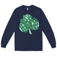 Navy st patrick's day Long Sleeve Tee - MaliasSmallBusiness