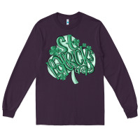 Plum st patrick's day Long Sleeve Tee - MaliasSmallBusiness
