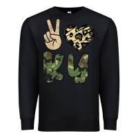 Black Peace Love Premium Sweatshirt - Bettercallsaul