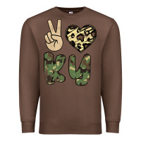 Chestnut Peace Love Premium Sweatshirt - Bettercallsaul