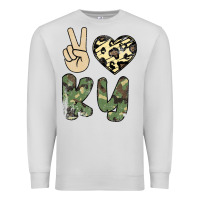 Dove Grey Peace Love Premium Sweatshirt - Bettercallsaul