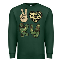 Sports Green Peace Love Premium Sweatshirt - Bettercallsaul