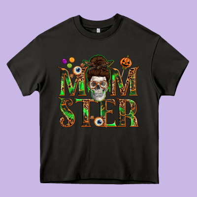 Momster Heavy Core Tee Designed By Texasbilliewilder